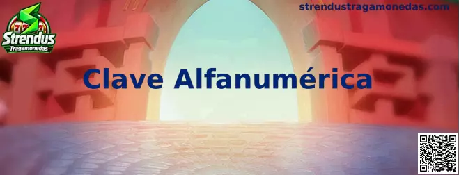 Guía visual para capturar una Clave Alfanumérica en un formulario de beneficios de Strendus Tragamonedas