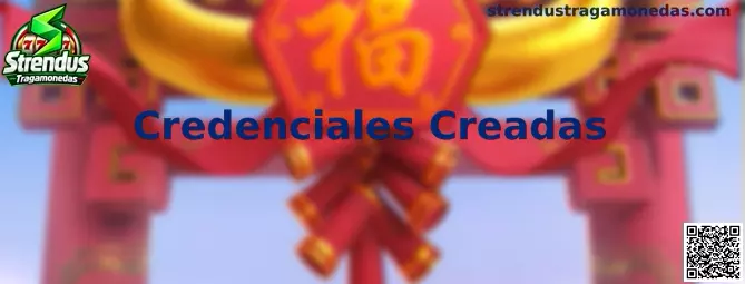 Guía de Credenciales Creadas para proteger el acceso a Strendus Tragamonedas