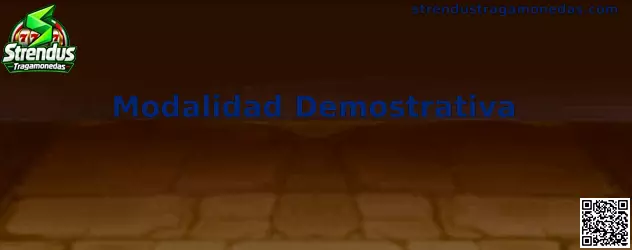 Referencia visual de la Modalidad Demostrativa de Strendus Tragamonedas