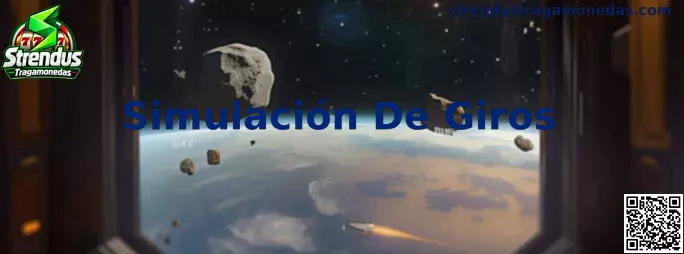 Simulación de giros de un tragamonedas en una sesión demostrativa